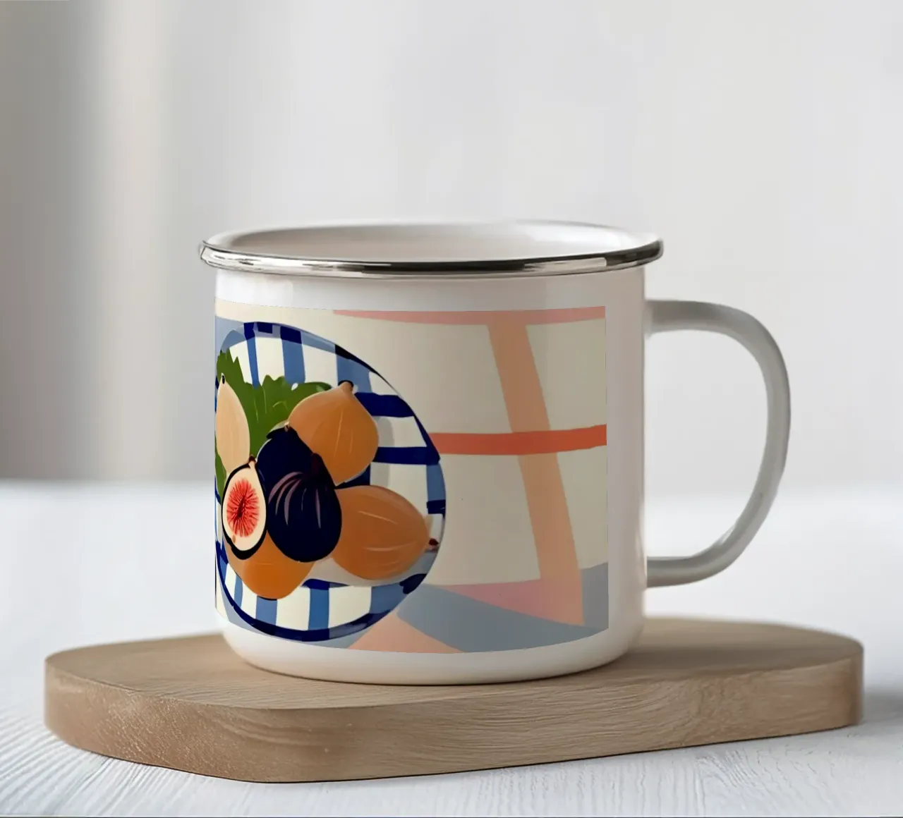 Fichi & Fika tazza in smalto da 83oranges