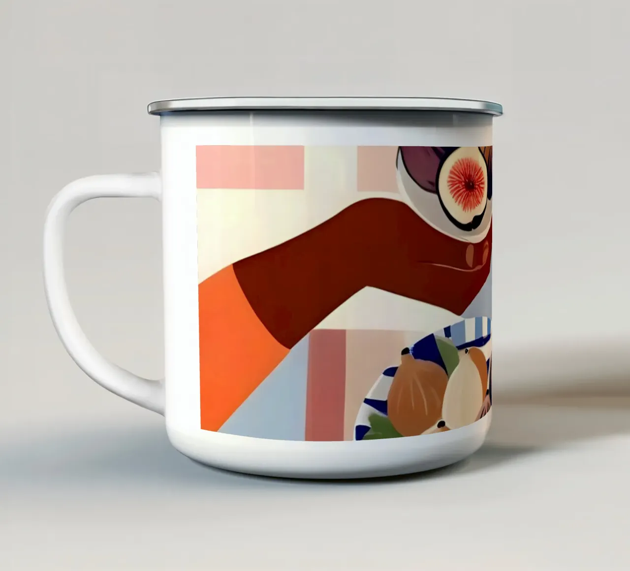 Fichi & Fika tazza in smalto da 83oranges