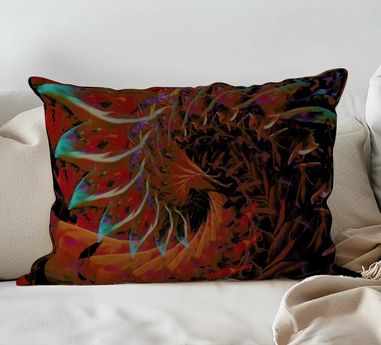 Pedalism decorative cushion by Bryon S. White
