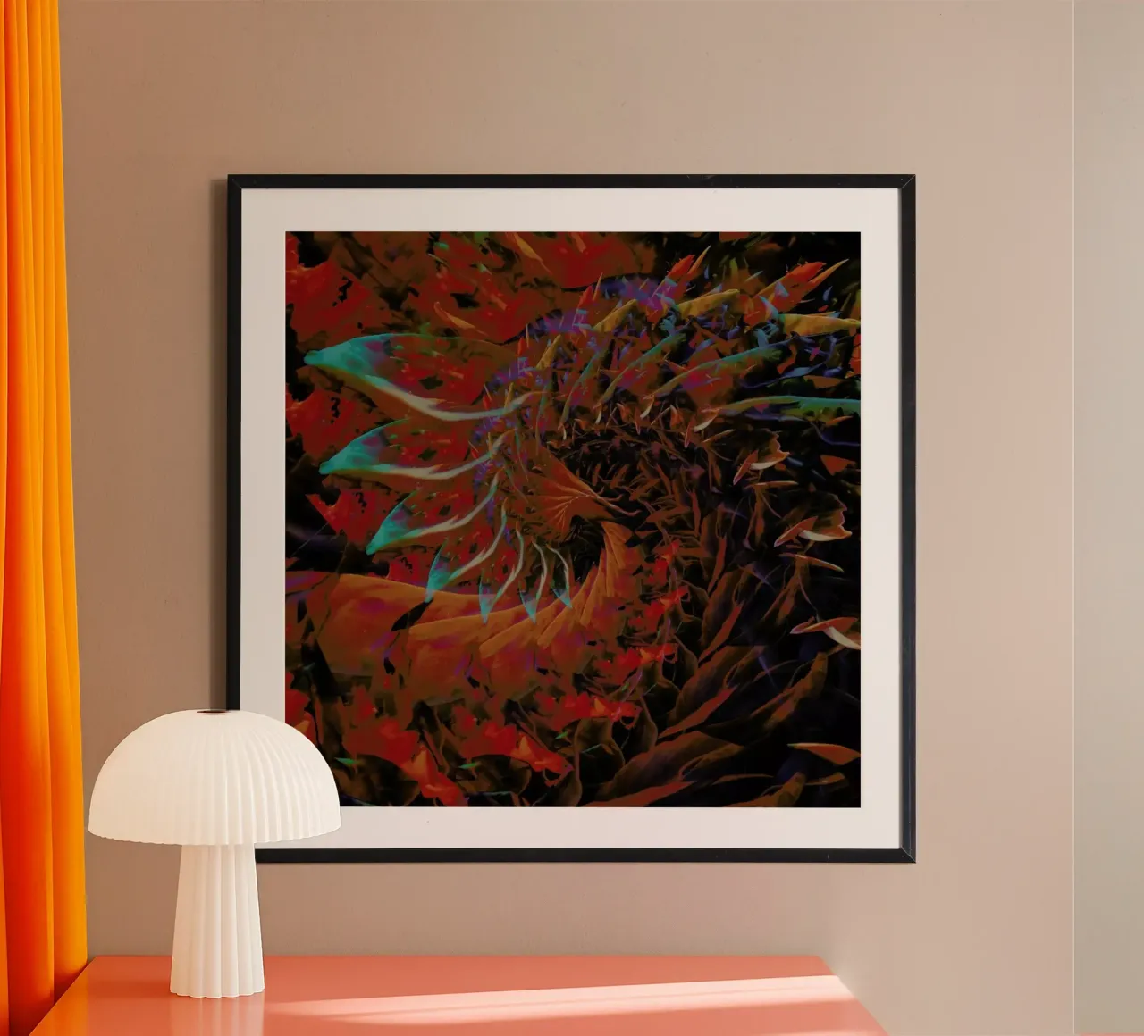 Pedalism poster con telaio in plastica da Bryon S. White