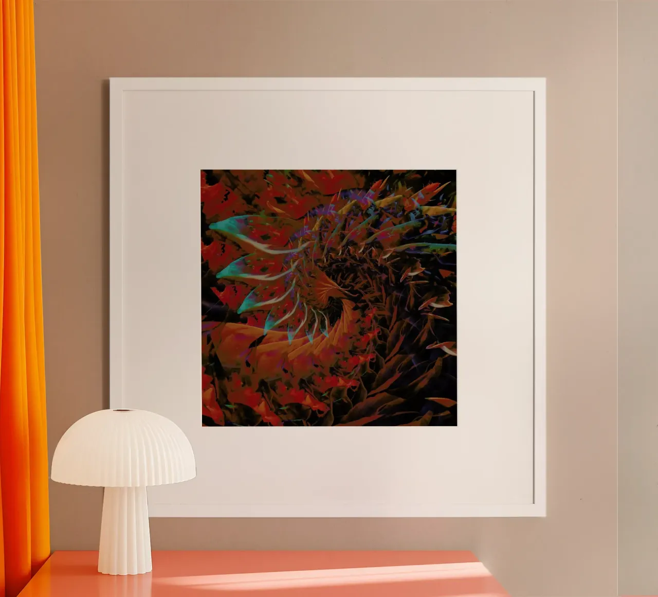 Pedalism poster con telaio in plastica da Bryon S. White