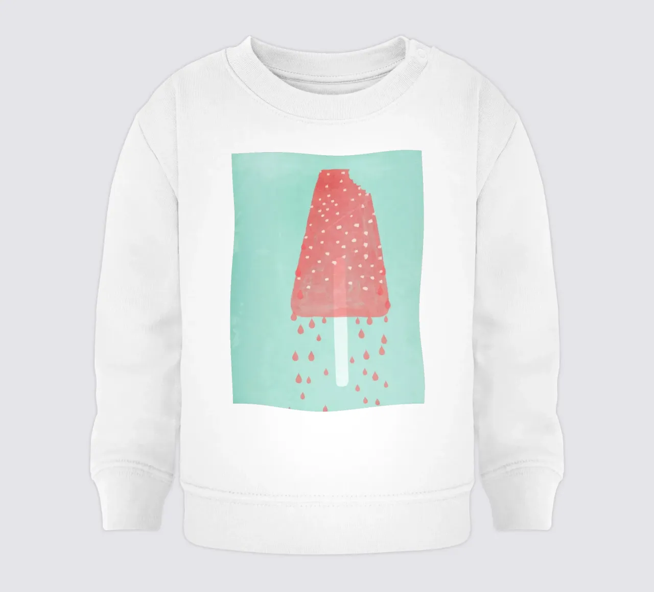 Ice Cream Rasperry felpa neonato da treechild