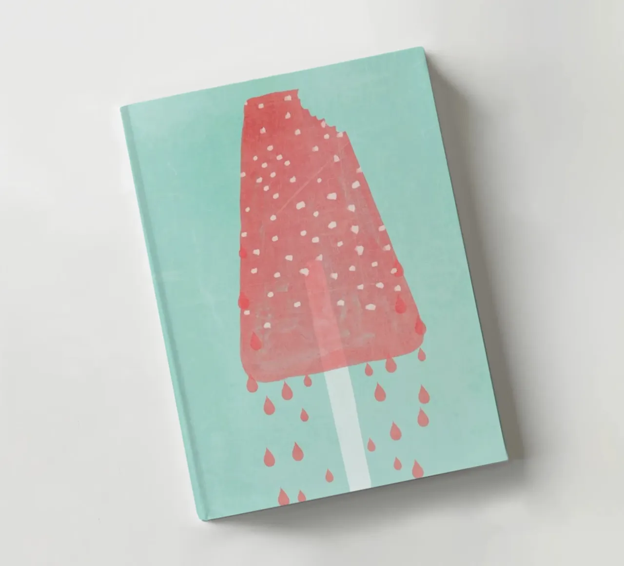 Ice Cream Rasperry notebook by treechild