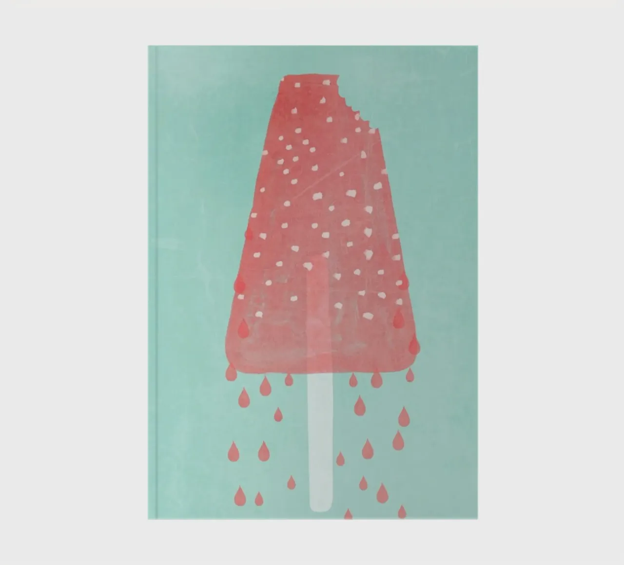 Ice Cream Rasperry notebook by treechild