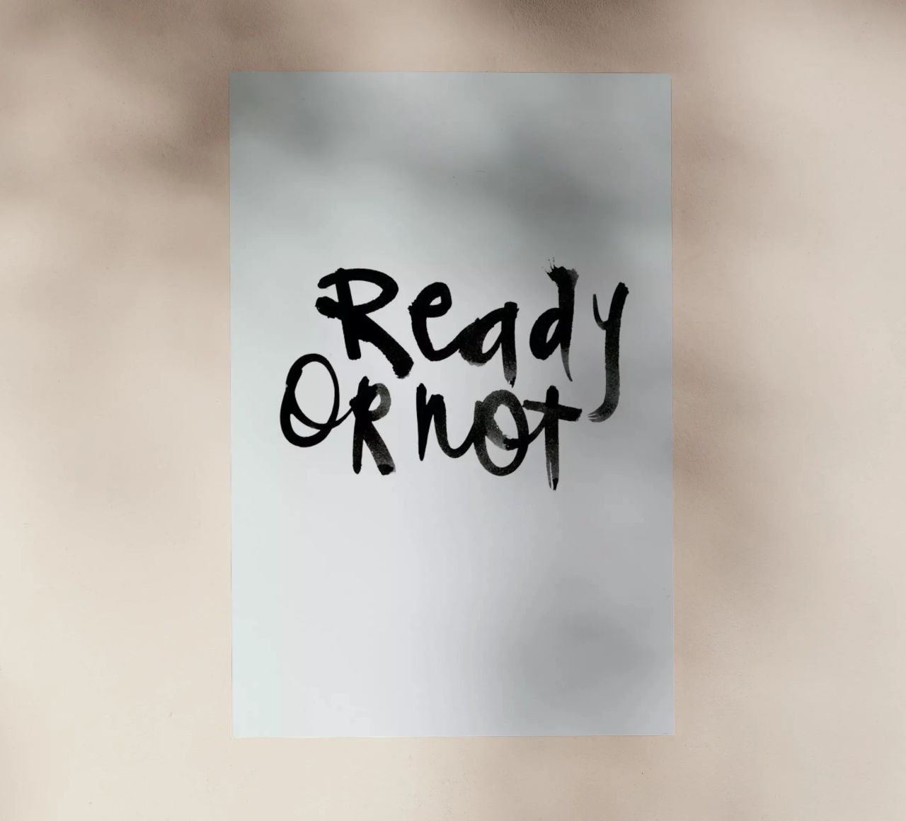 Ready or Not pellicola backlit da Dead Language