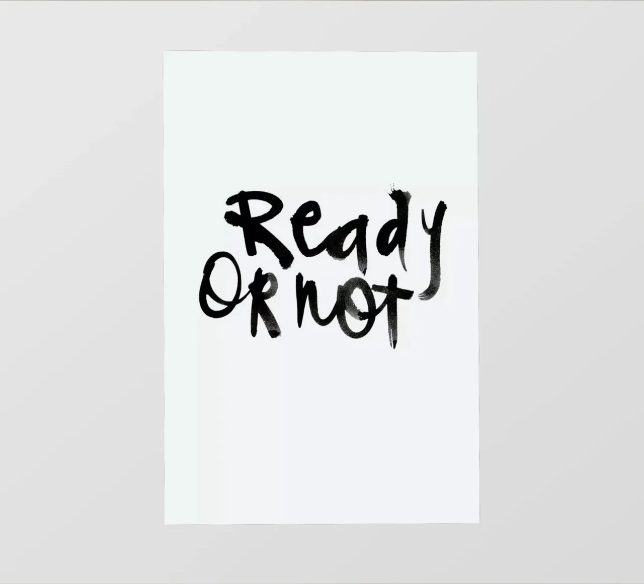 Ready or Not pellicola backlit da Dead Language
