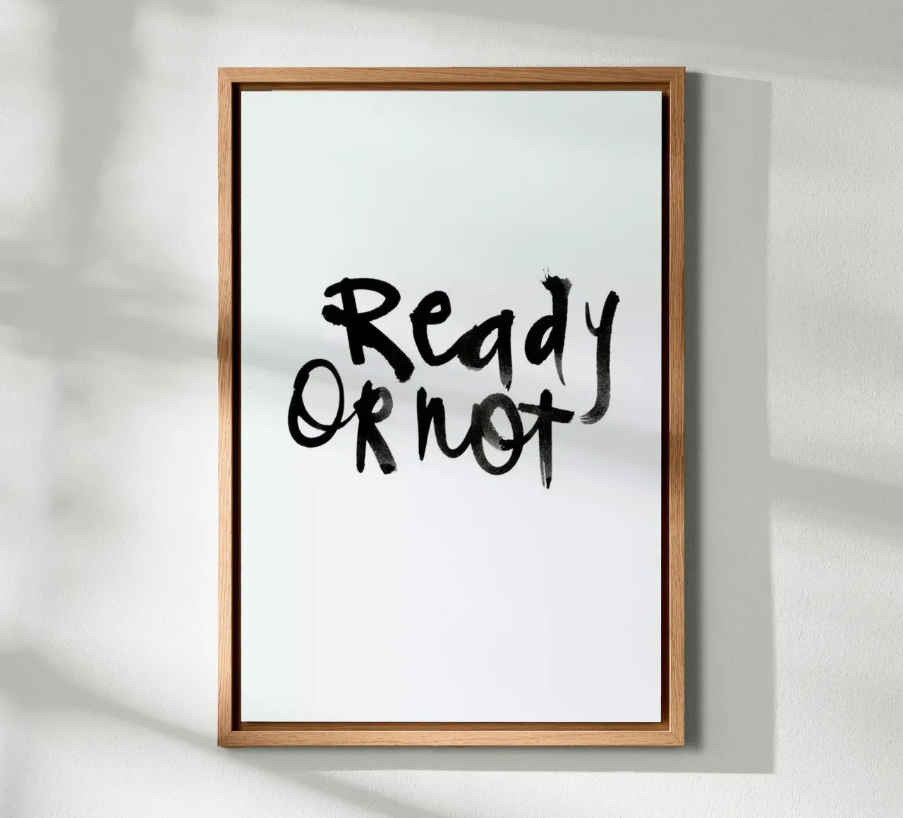 Ready or Not tela con Cornice a cassetta da Dead Language