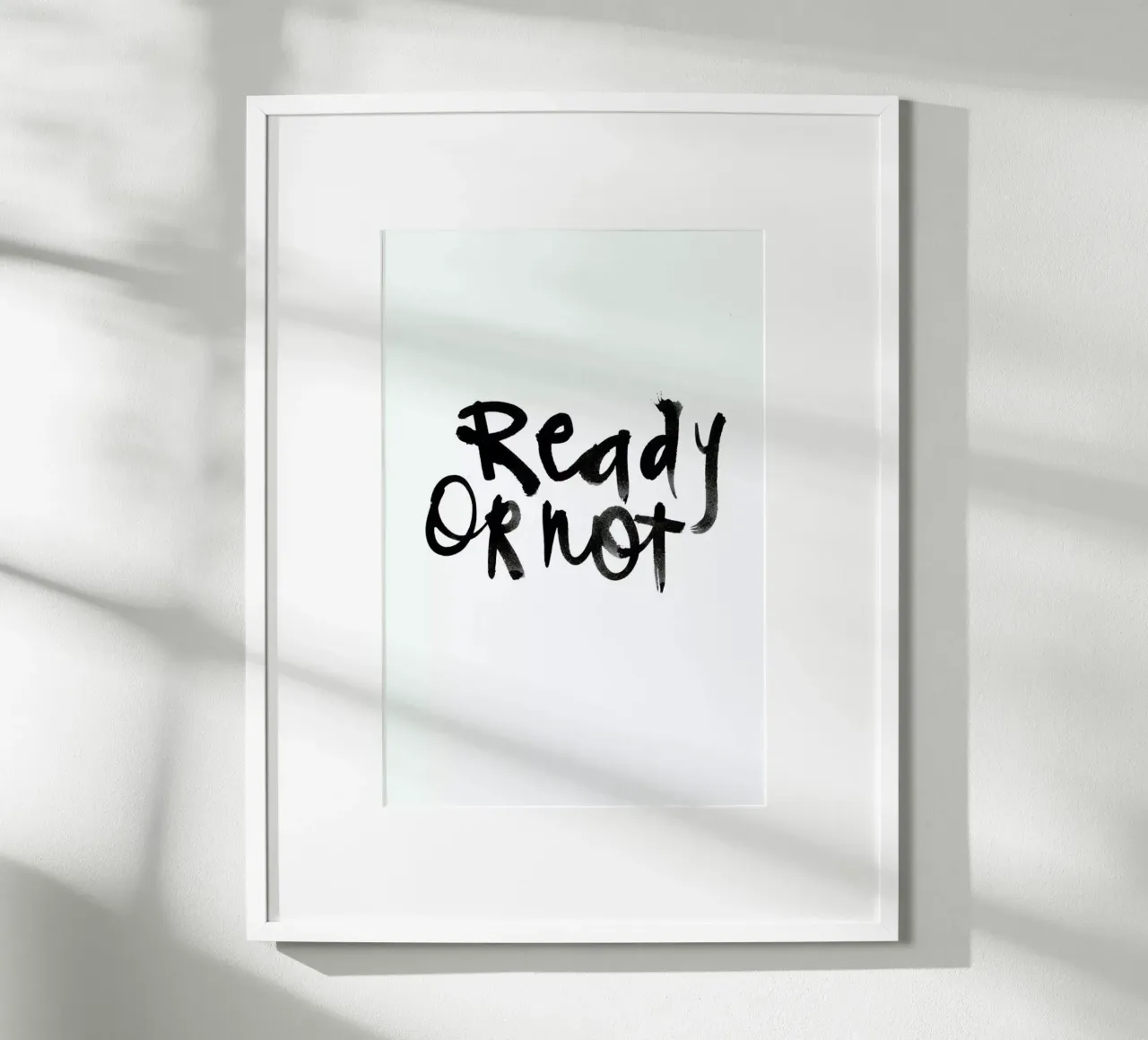 Ready or Not hahnemühle by Dead Language