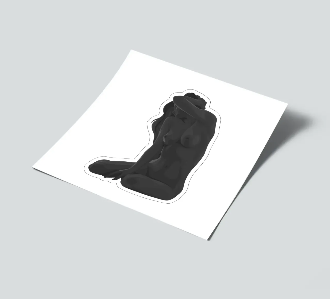 Christine - Curvenude Stickerbogen von curve_tamer