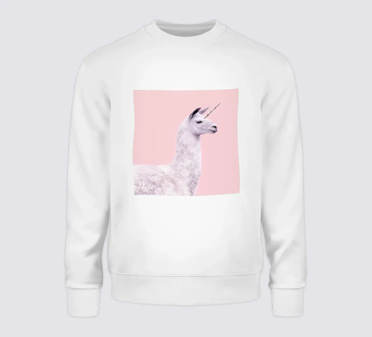 Llama Unicorn felpa da Paul Fuentes Design