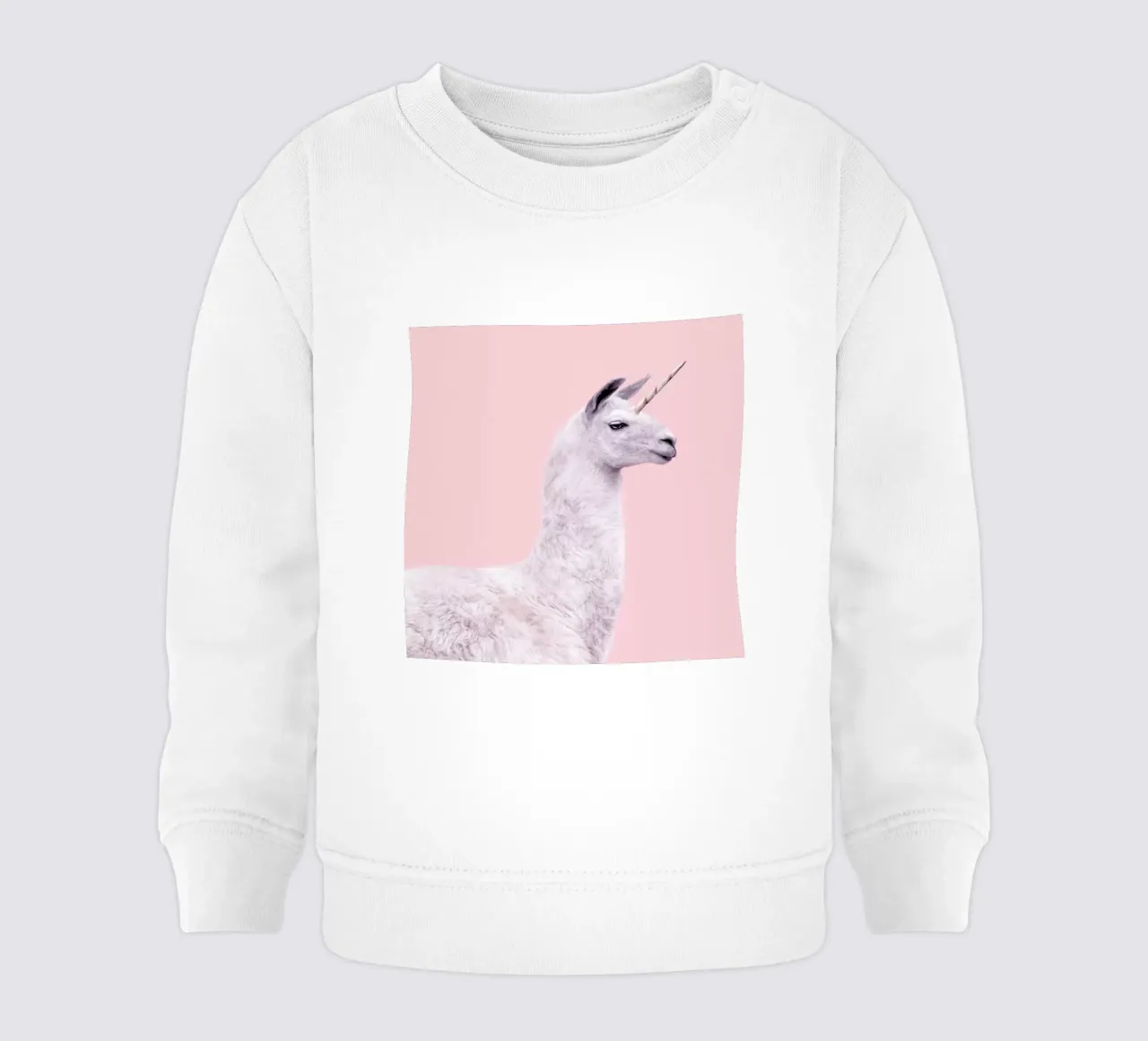Llama Unicorn felpa neonato da Paul Fuentes Design