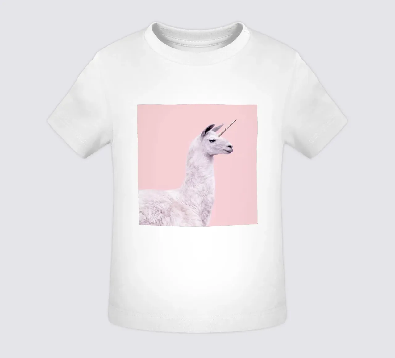 Llama Unicorn maglietta neonato da Paul Fuentes Design