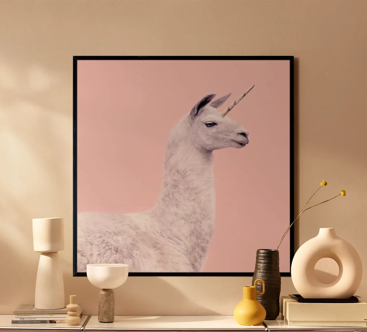 Llama Unicorn carta hahnemühle da Paul Fuentes Design