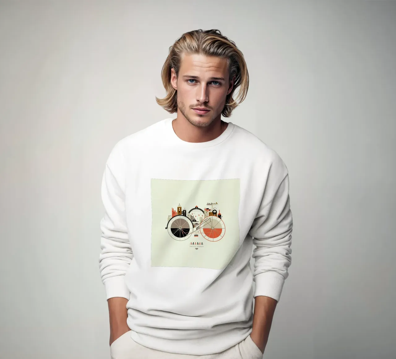 Free Cycle sweatshirt by Petros Afshar