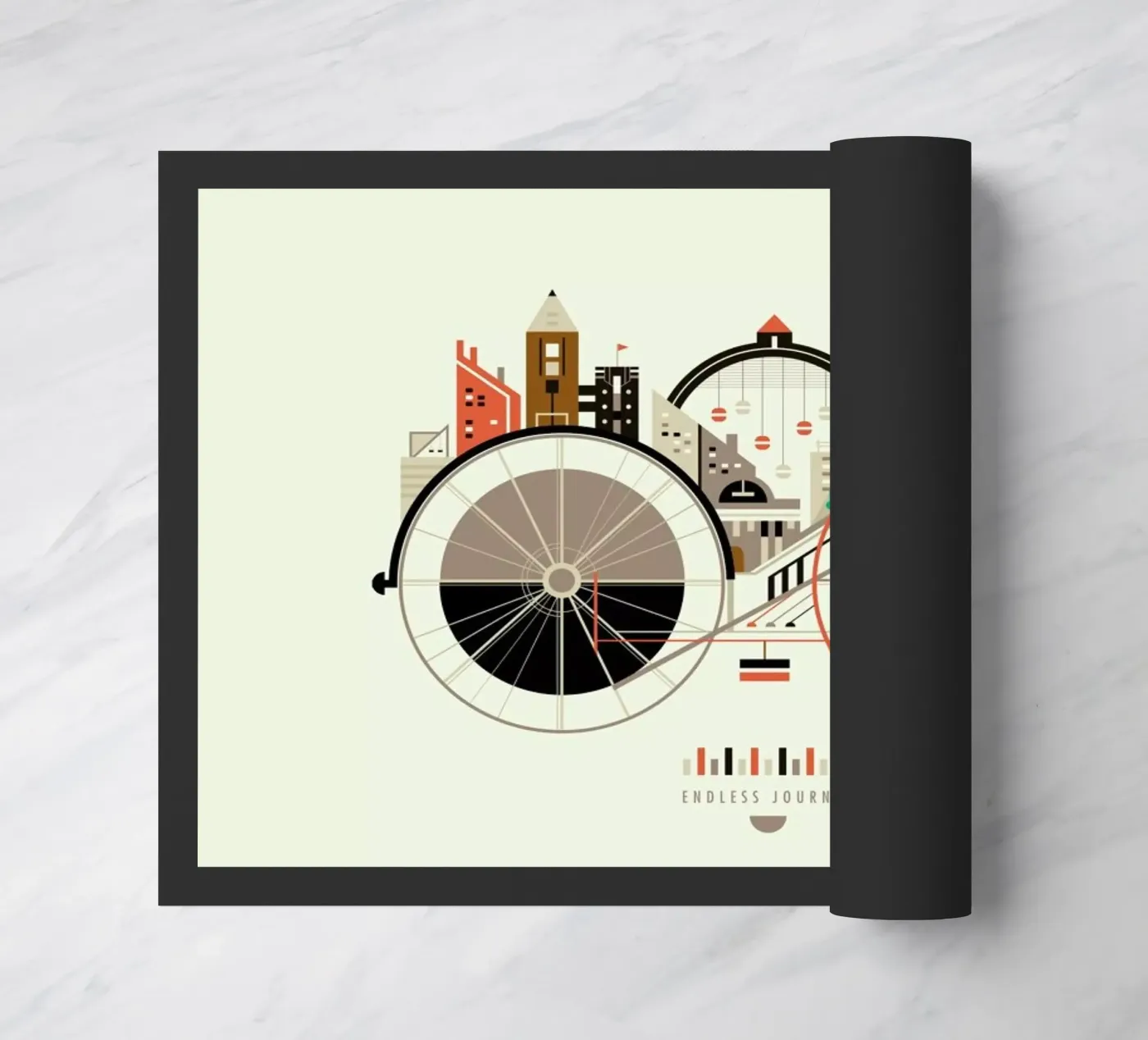 Free Cycle deurmat van Petros Afshar