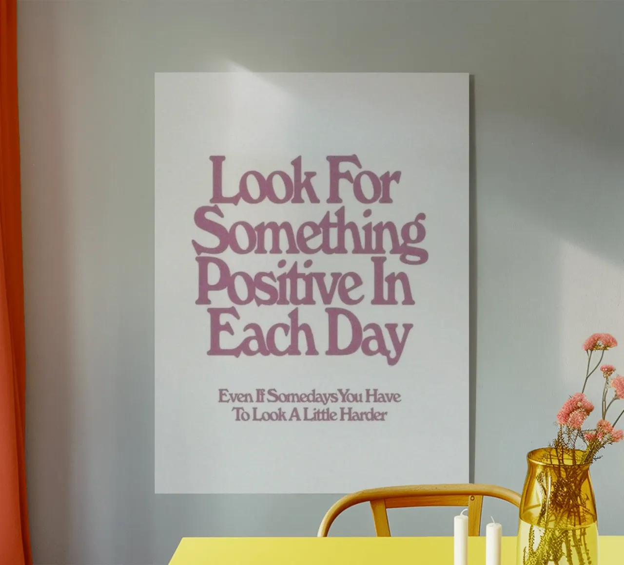 Promemoria sulla positività plexiglass da Studio Mooodz