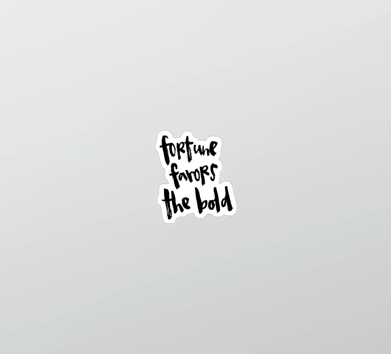 Bold sticker by Brushmeetspaper