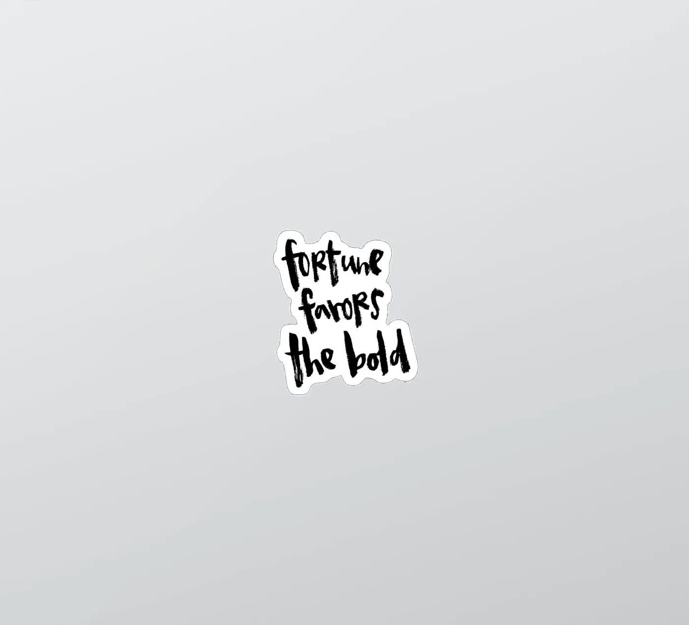 Bold Sticker von Brushmeetspaper