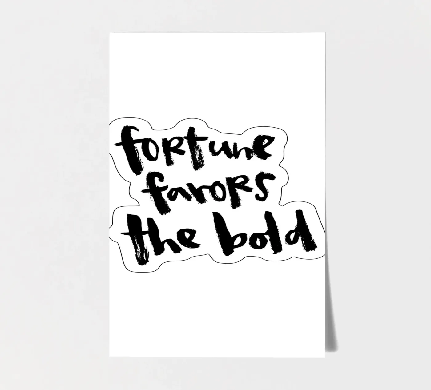 Bold sticker sheet by Brushmeetspaper