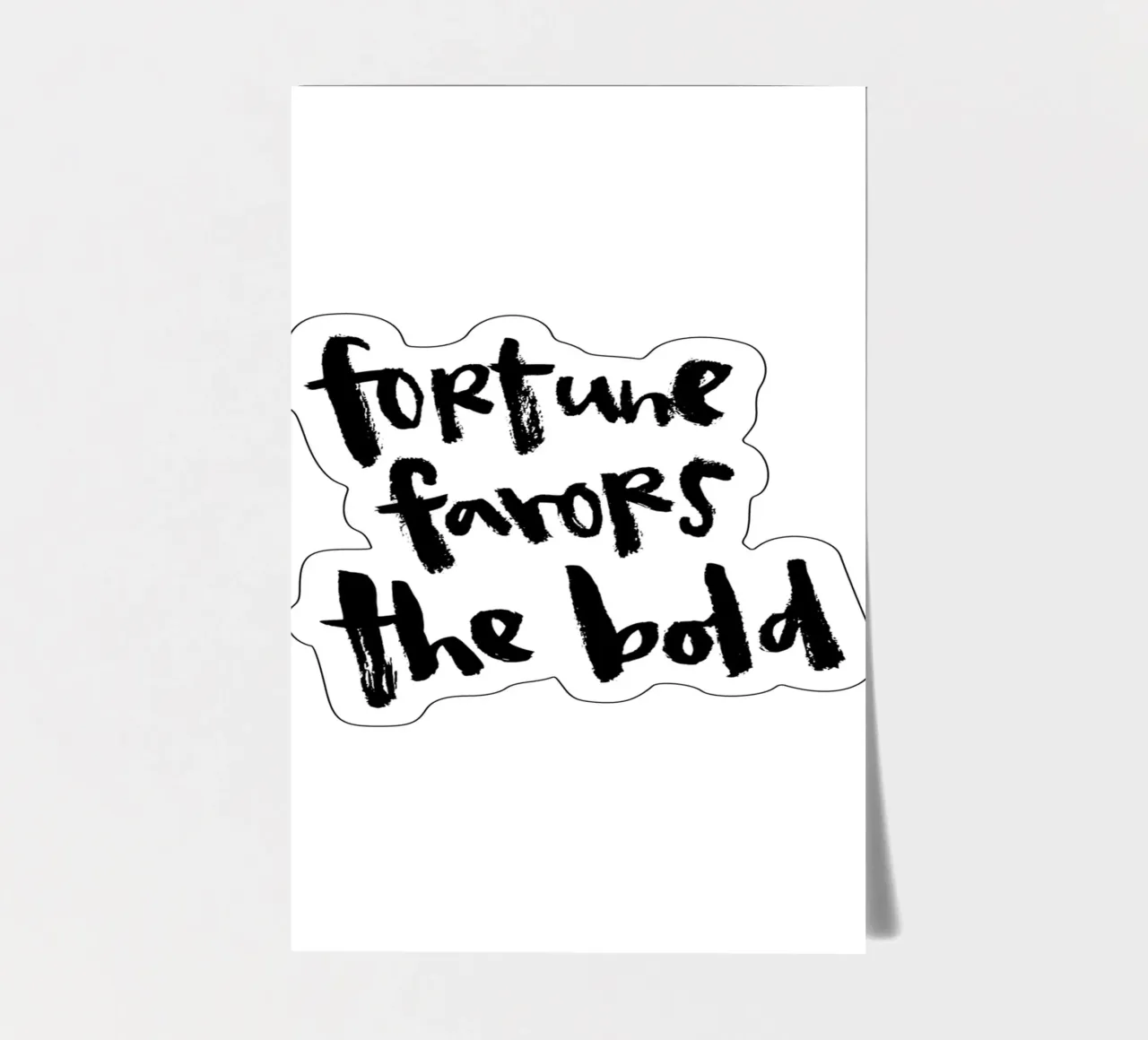 Bold sticker sheet by Brushmeetspaper