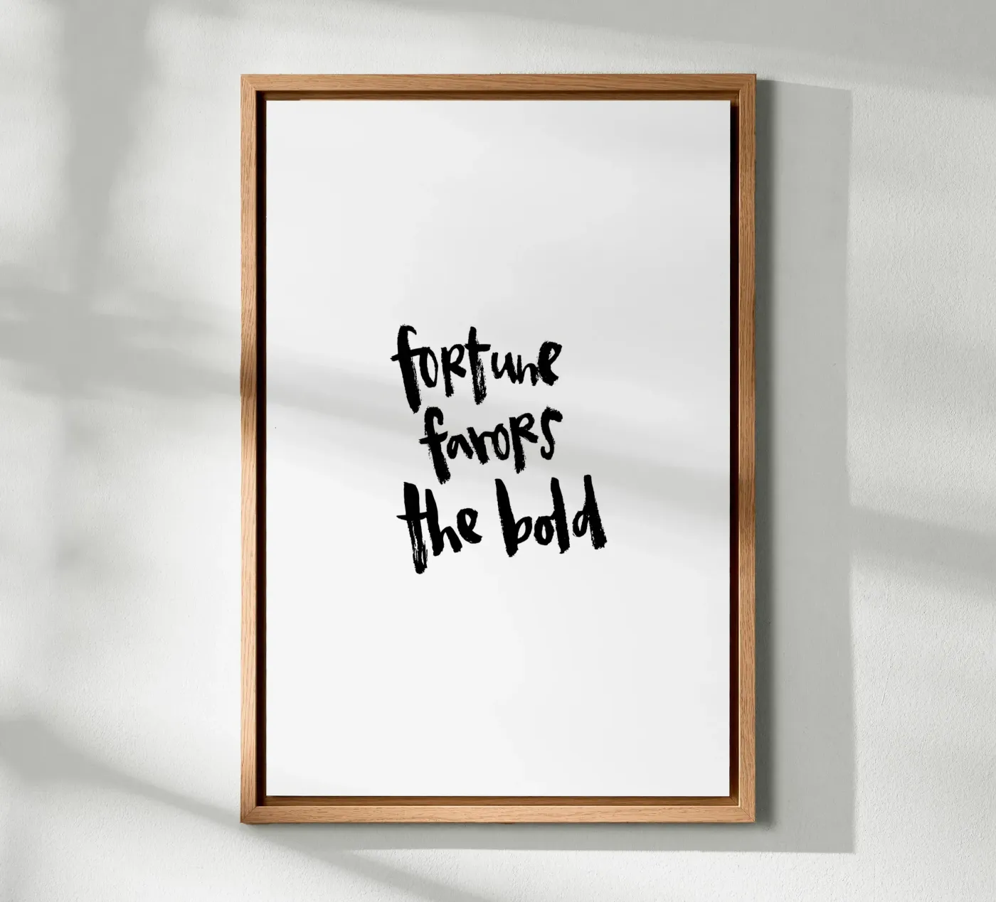 Bold Leinwand von Brushmeetspaper