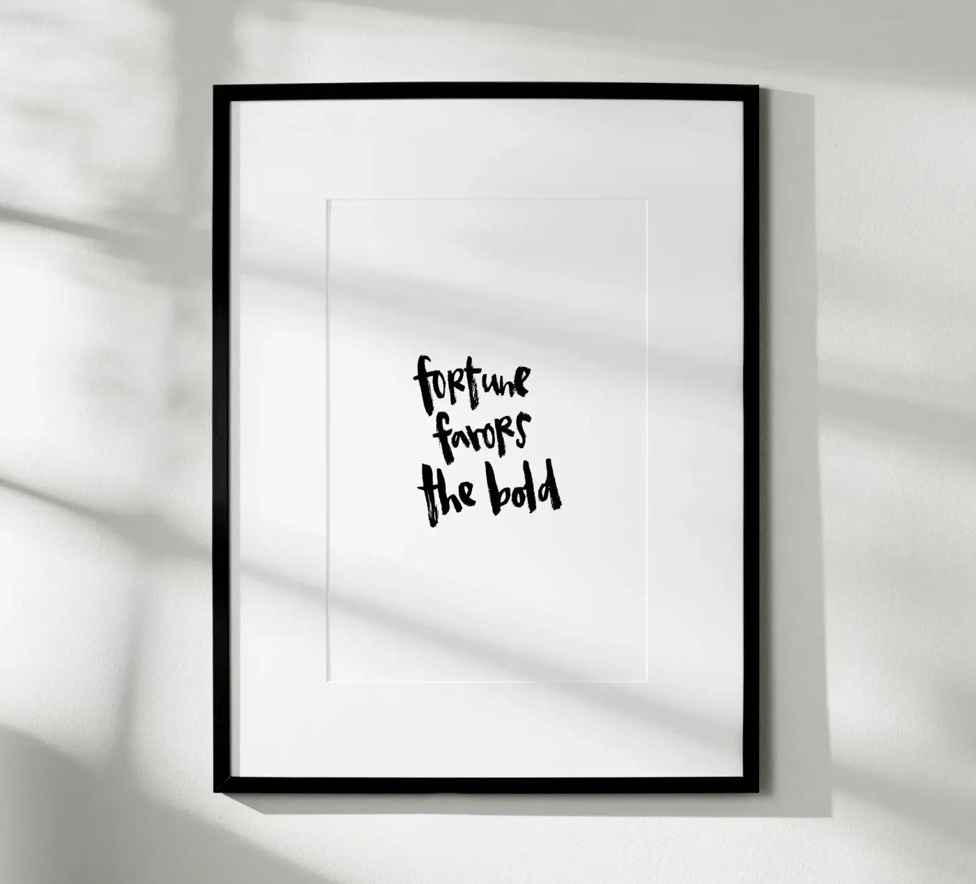 Bold Poster von Brushmeetspaper