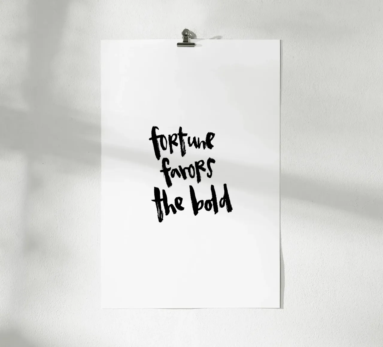 Bold poster by Brushmeetspaper