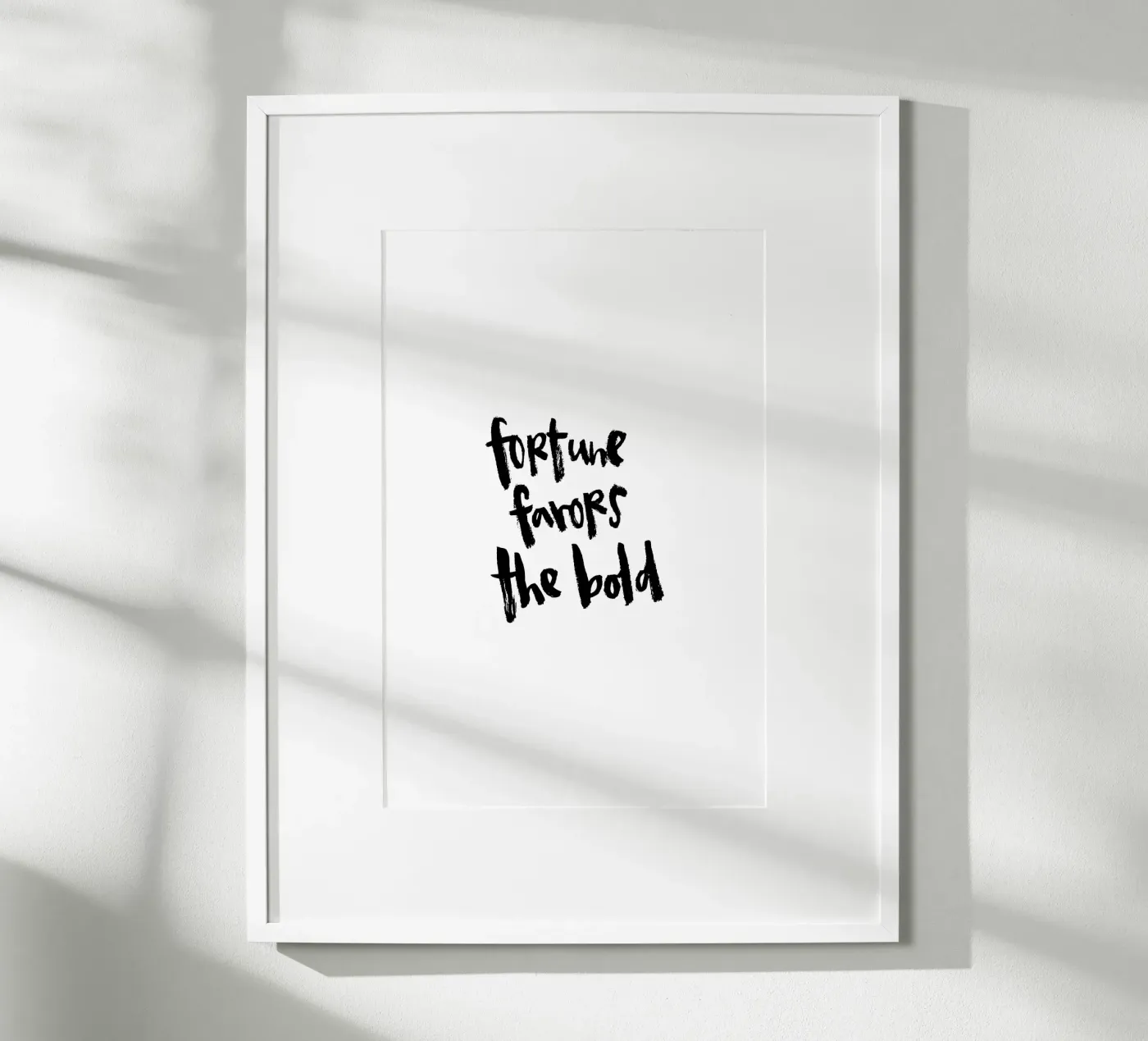Bold Poster von Brushmeetspaper