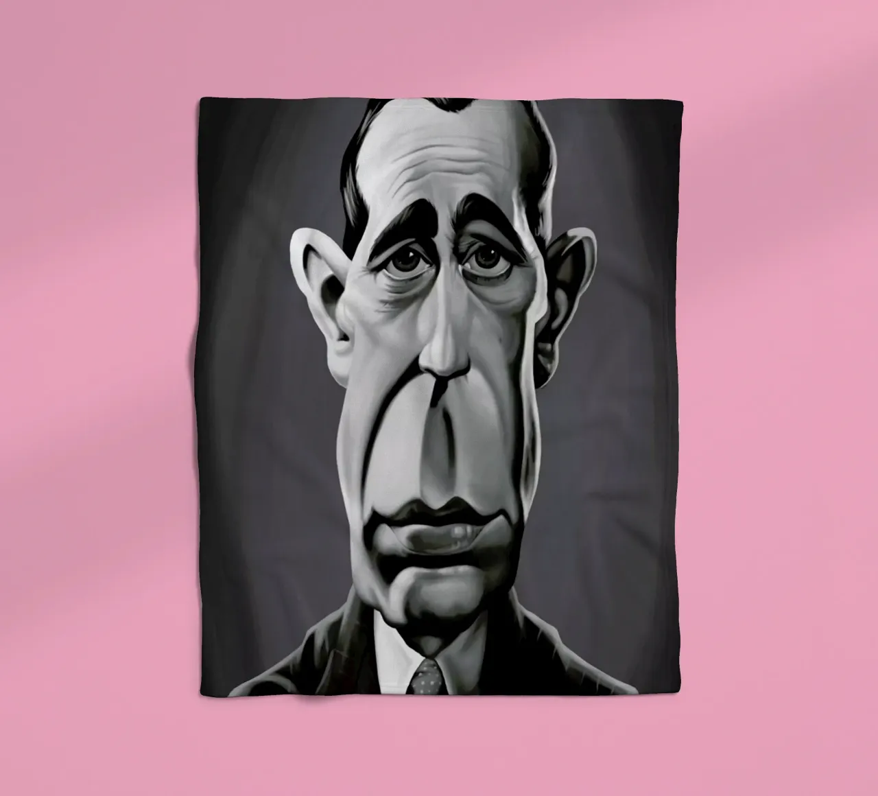 Humphrey fleece blanket by Rob Art | Illustration