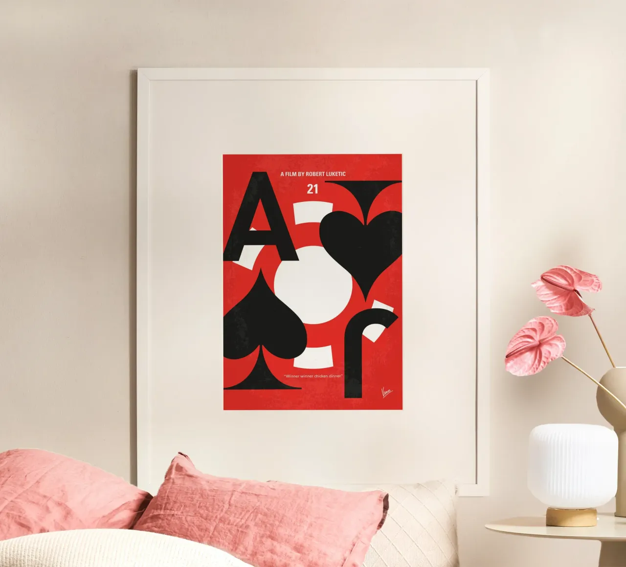 No1150 My 21 minimal movie poster poster con telaio in legno da Chungkong