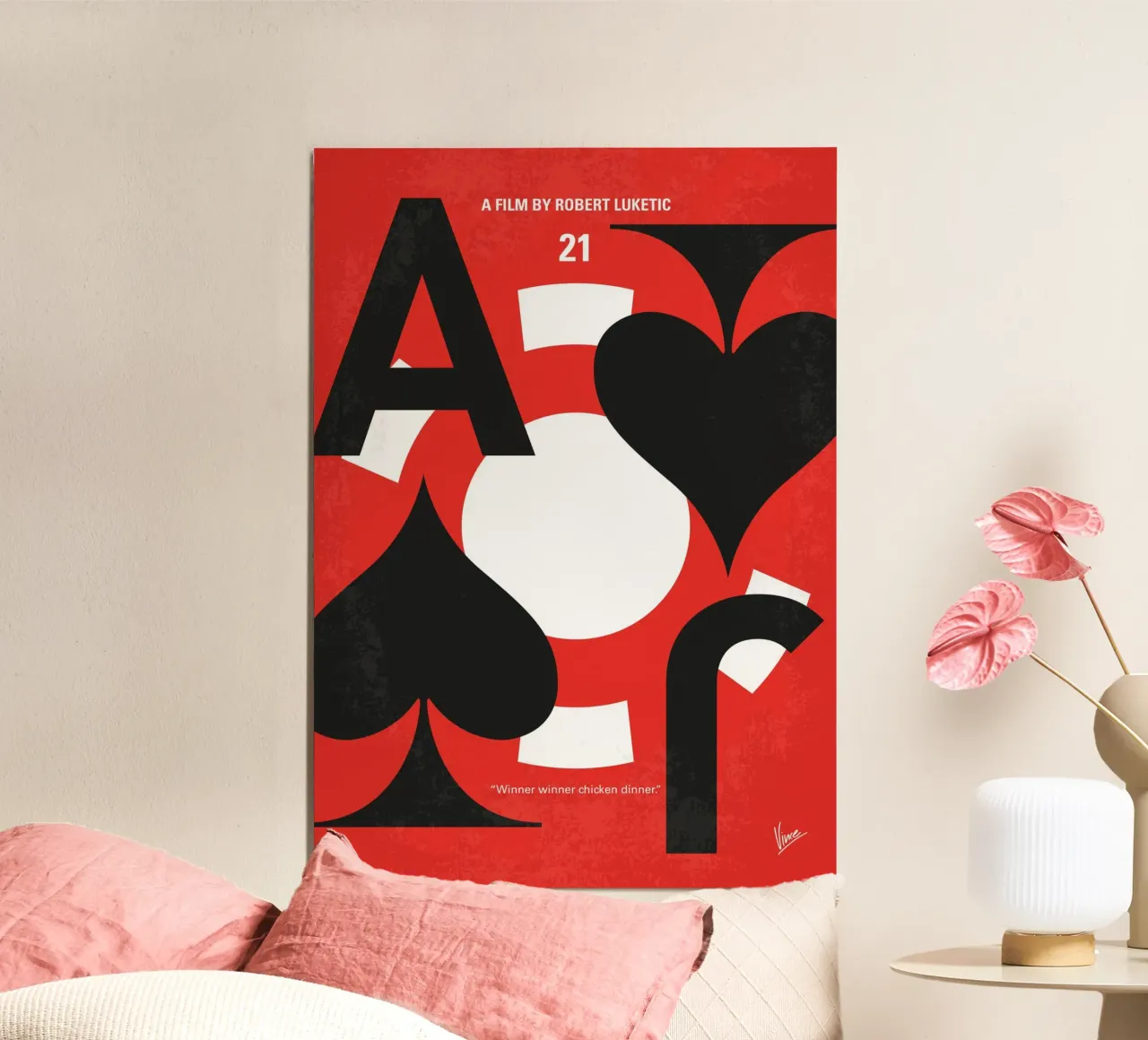 No1150 My 21 minimal movie poster poster con telaio in legno da Chungkong