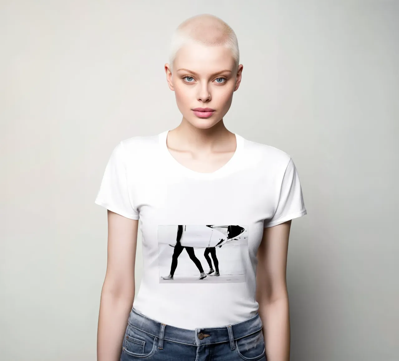 Catch a Wave I t-shirt da donna da Ingrid Beddoes