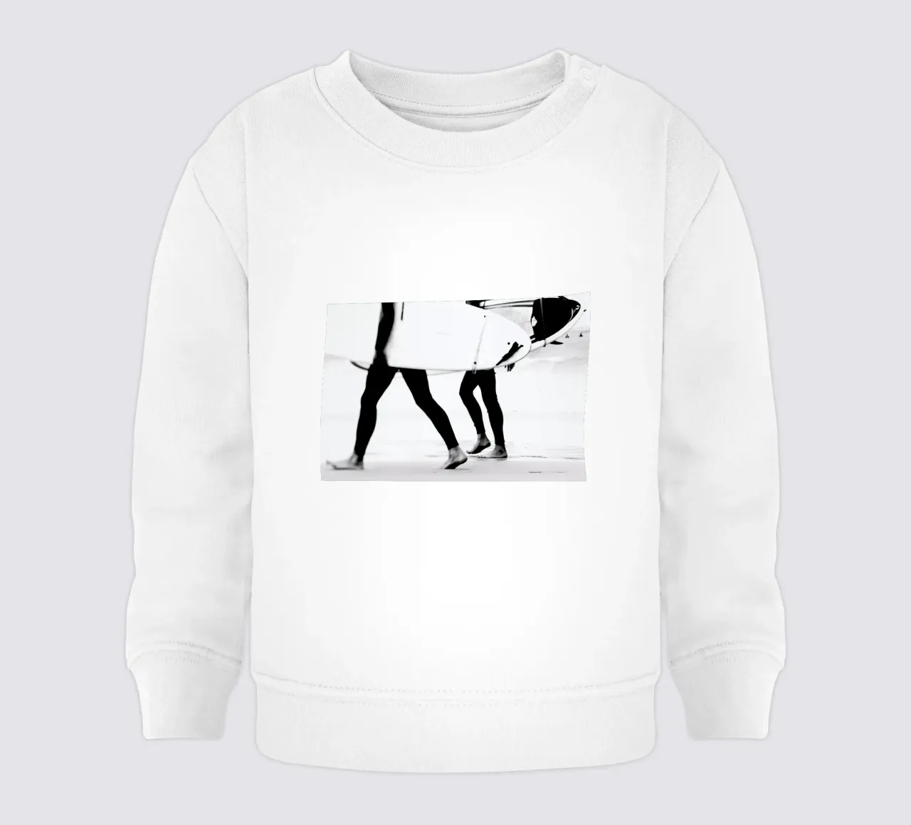 Catch a Wave I Baby Sweatshirt von Ingrid Beddoes
