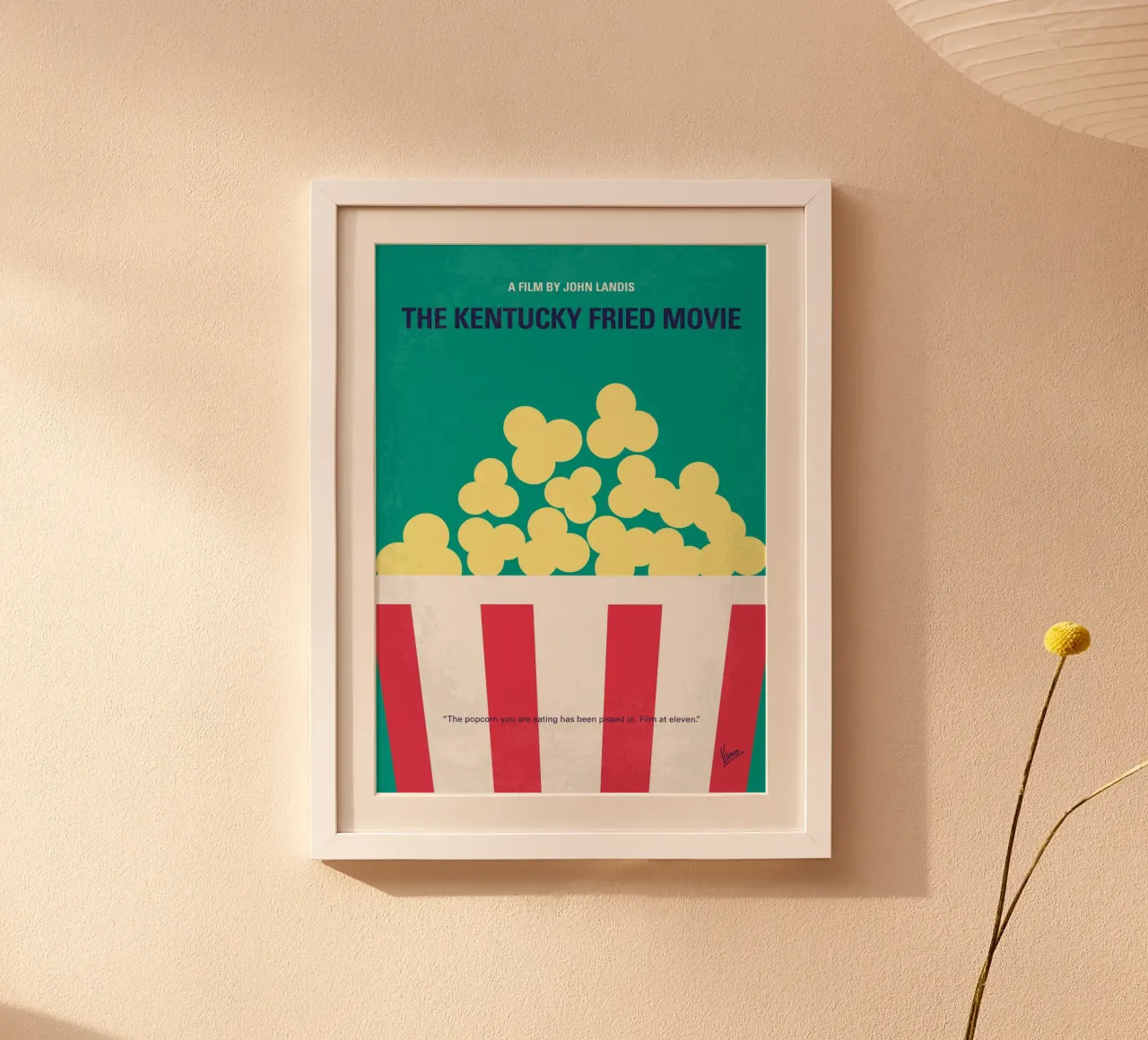 No1157 My The Kentucky Fried Movie minimal movie poster Hahnemühle von Chungkong