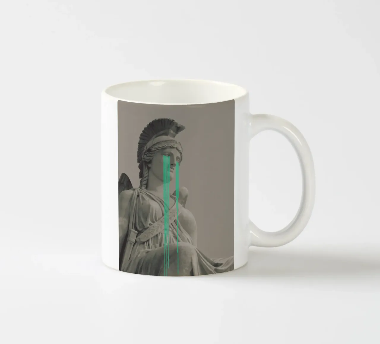 History is waiting tazza in ceramica da Frank Moth