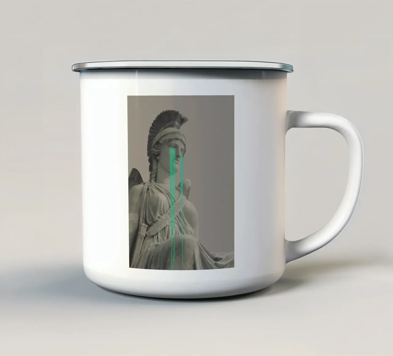 History is waiting tazza in smalto da Frank Moth