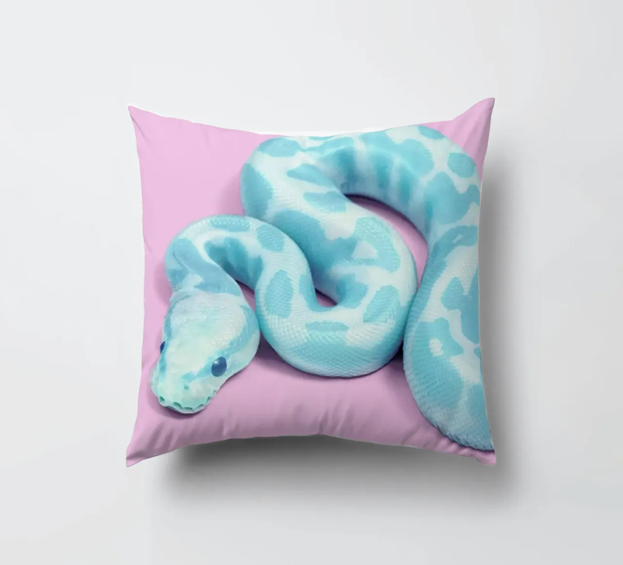 Blue Snake cuscino da Paul Fuentes Design