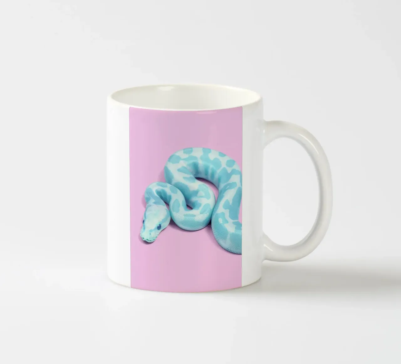 Blue Snake tazza in ceramica da Paul Fuentes Design