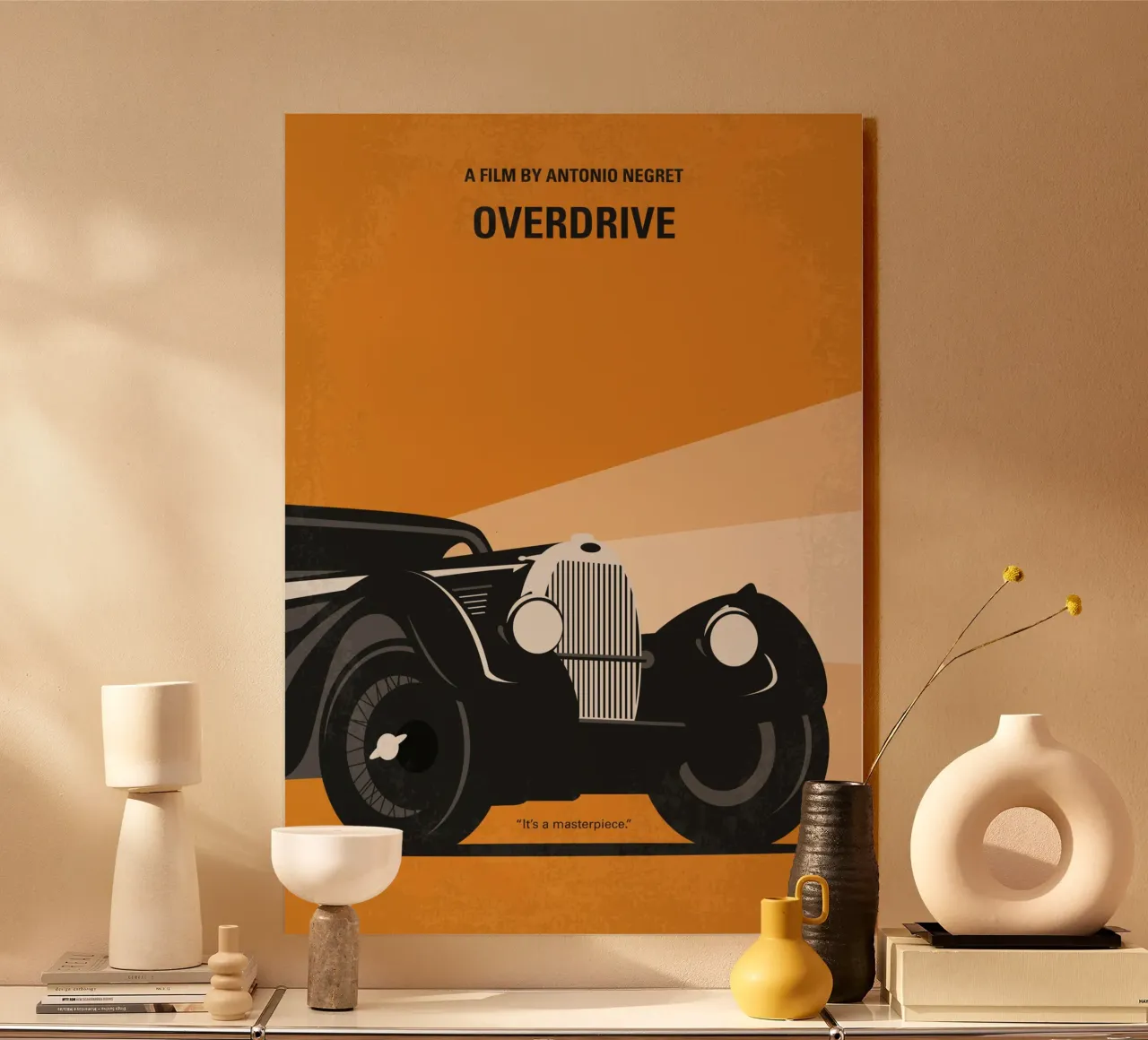 No1168 My Overdrive minimal movie poster plexiglass da Chungkong