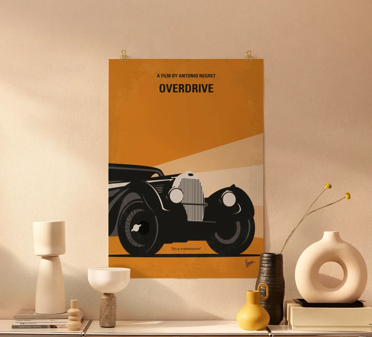 No1168 My Overdrive minimal movie poster poster da Chungkong