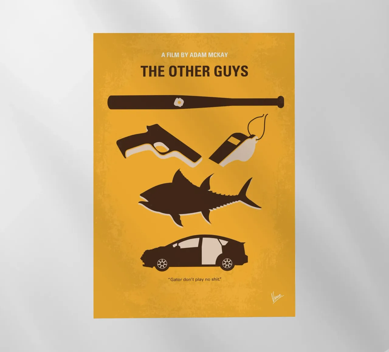 No1173 My The Other Guys minimal movie poster pellicola backlit da Chungkong