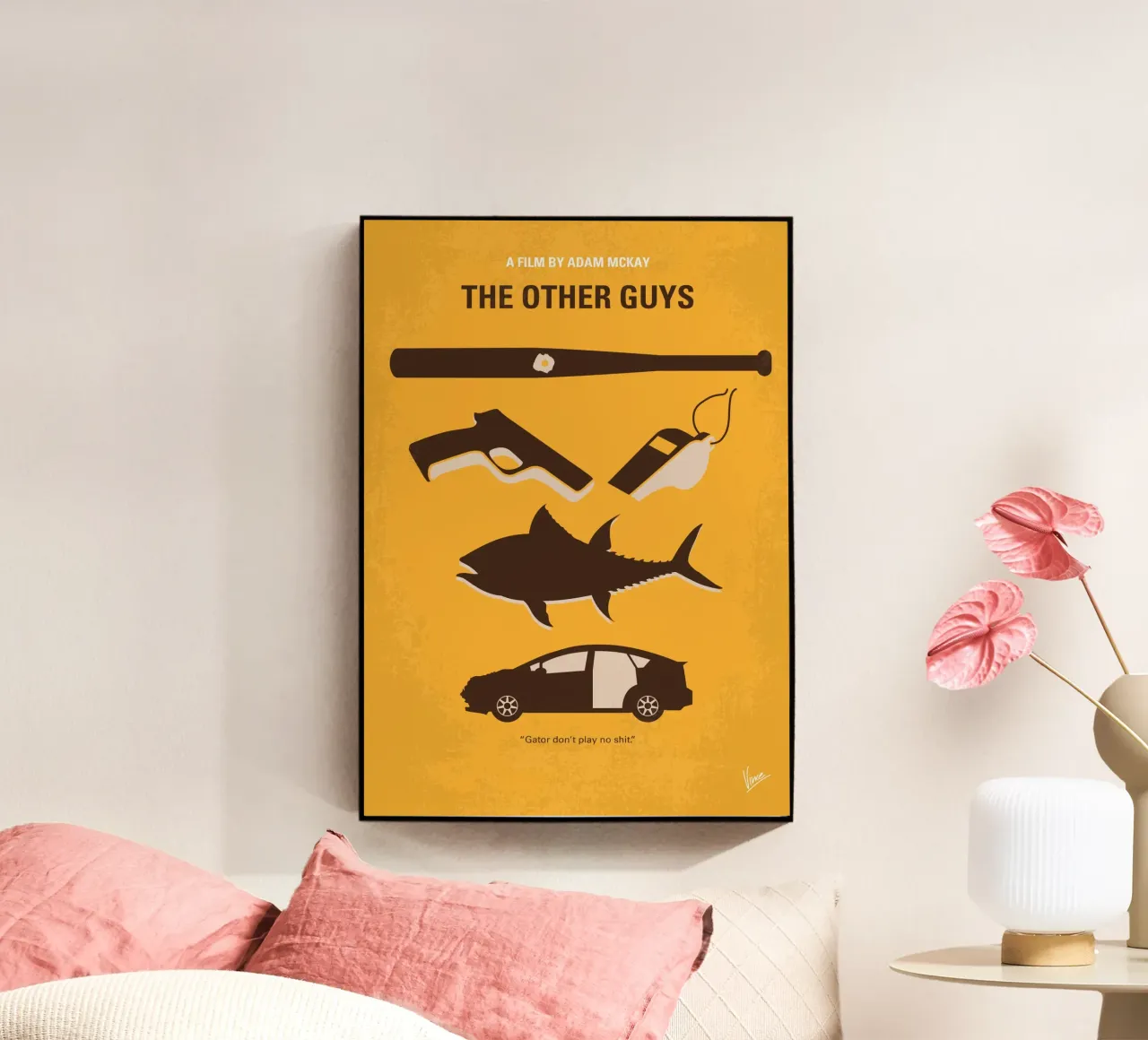 No1173 My The Other Guys minimal movie poster plexiglass da Chungkong