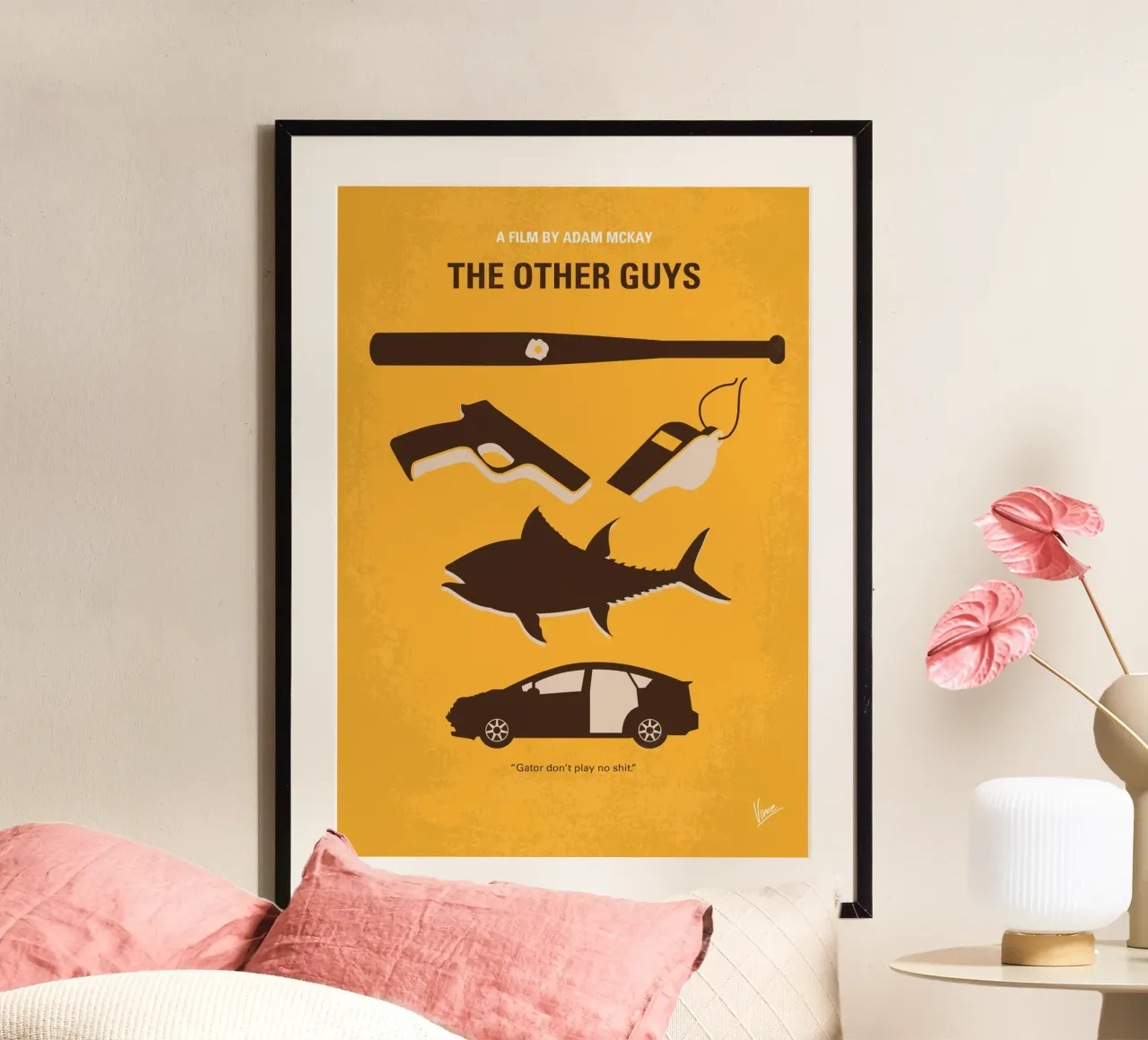 No1173 My The Other Guys minimal movie poster carta hahnemühle da Chungkong