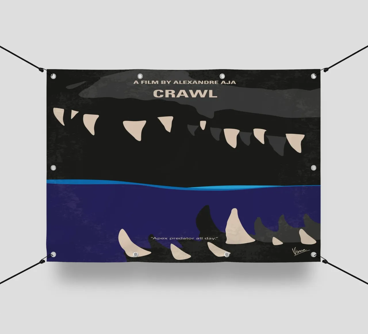No1174 My Crawl minimal movie poster telo in pvc da Chungkong