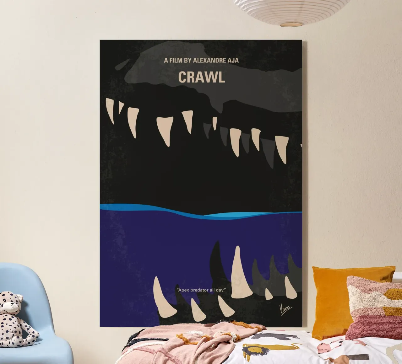 No1174 My Crawl minimal movie poster plexiglass da Chungkong