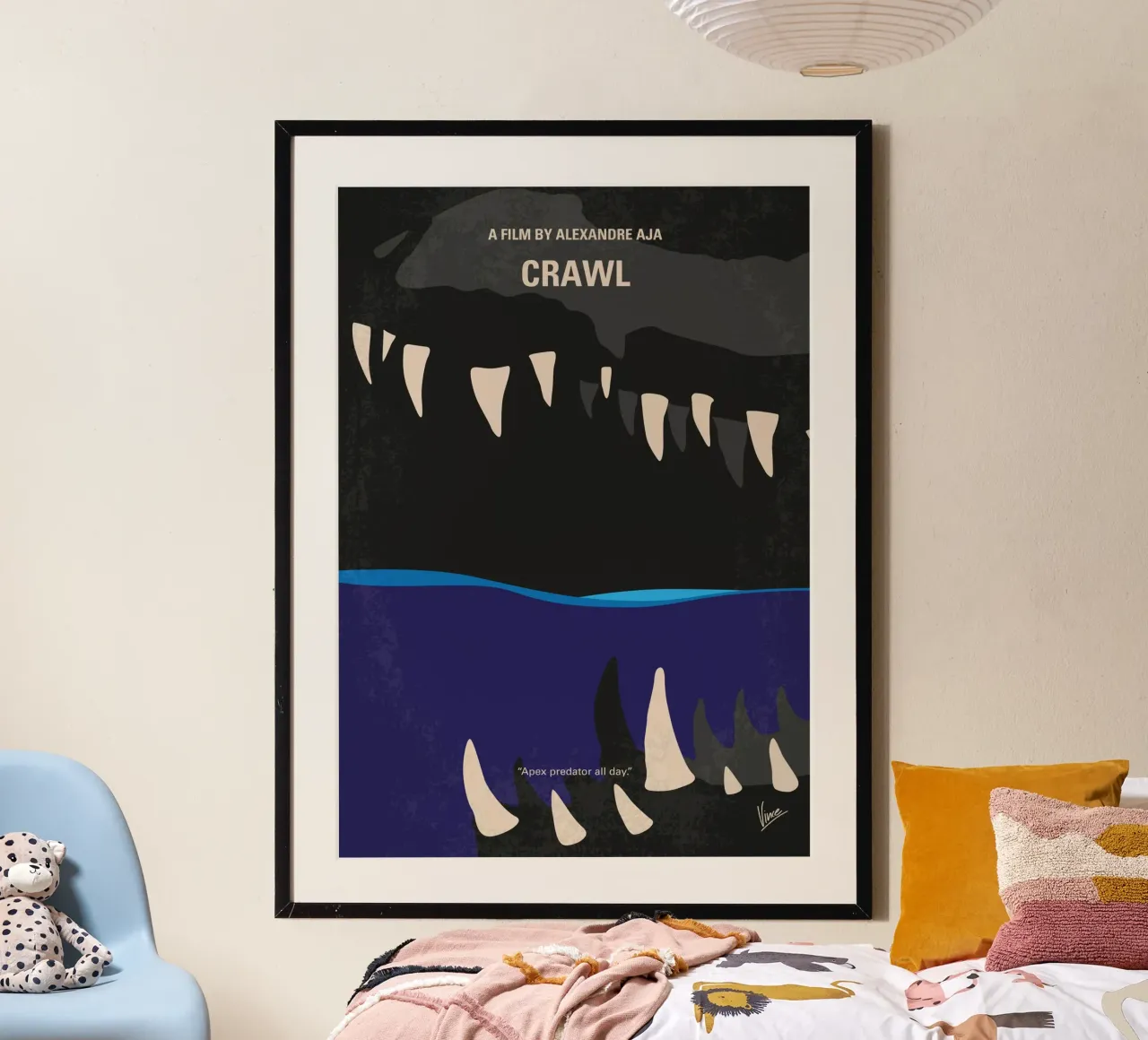 No1174 My Crawl minimal movie poster poster da Chungkong