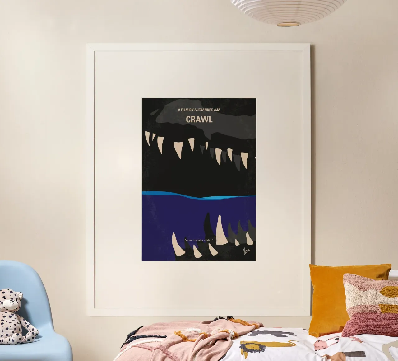 No1174 My Crawl minimal movie poster poster da Chungkong