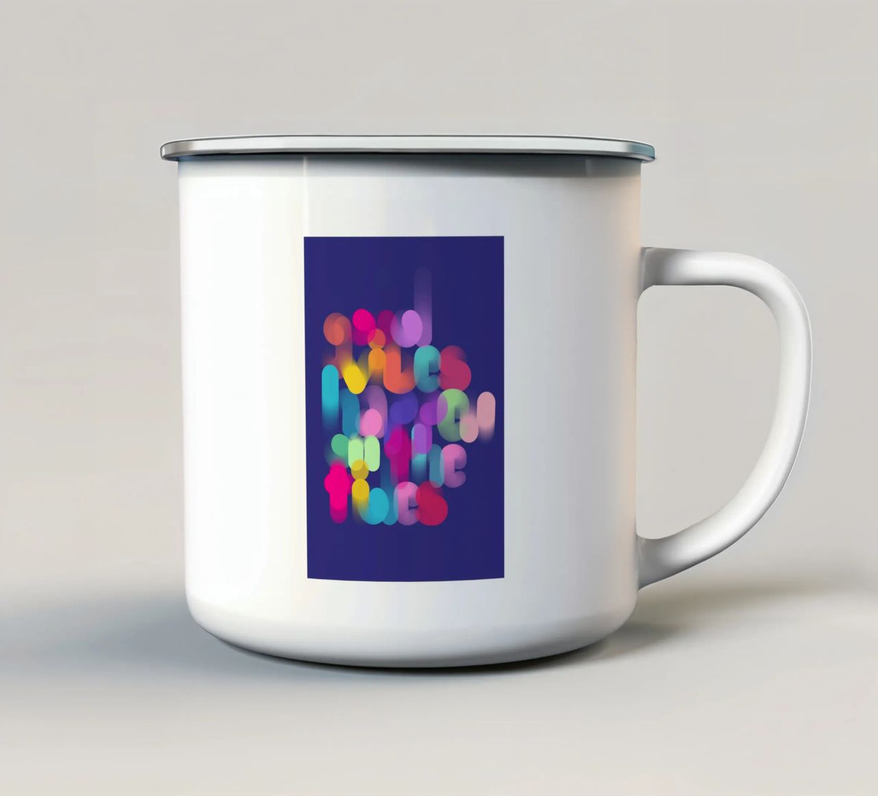 Good vibes happen on the tides tazza in smalto da LIMITED EDITION LETTERS
