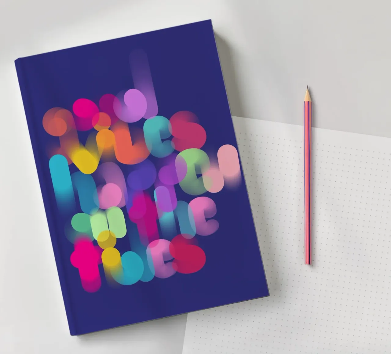 Good vibes happen on the tides notebook by LIMITED EDITION LETTERS