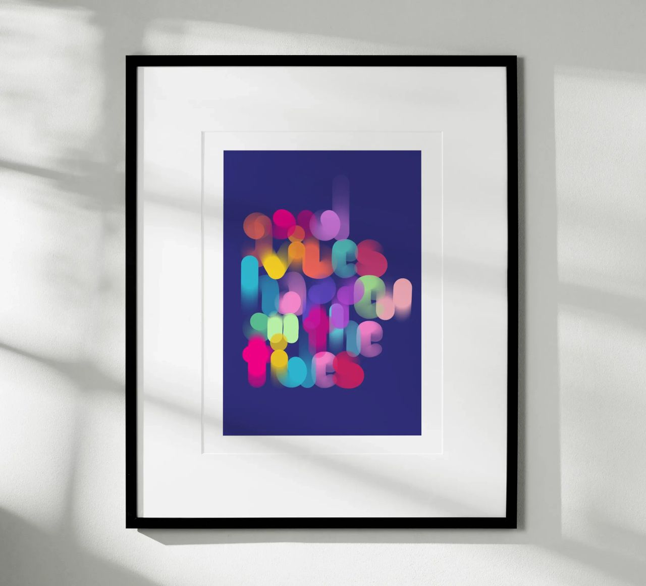 Good vibes happen on the tides poster de LIMITED EDITION LETTERS